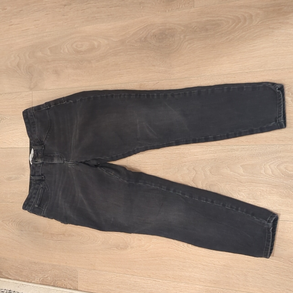 Mango Irina Black Skinny Ankle Jeans (Sz 6)